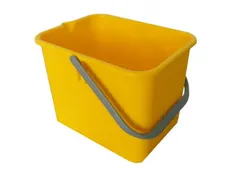 Emmer tbv werkwagen 9 ltr Geel per stuk