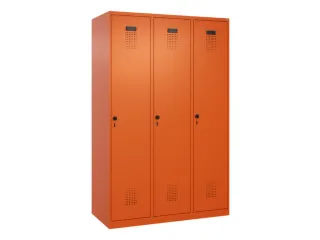 locker,HxBxD 1850x1200x500mm,3vak,vak B 400mm,draaigrendel - 3