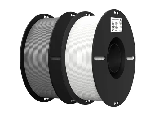 Creality 3D Printer Filament Ender PLA 1,75mm Wit + grijs 1kg