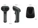 Safescan 350-BT Draadloze Barcodescanner met oplaadstation USB-A
