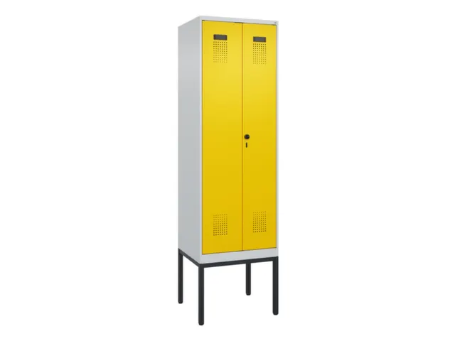 locker voor scheiding van kleding,HxBxD 2120x600x500mm,2vak