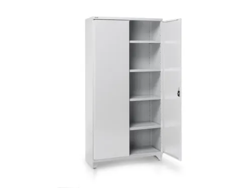 ESD-kast met openslaande deuren,HxBxD 2010x1030x630mm,slot,voeten