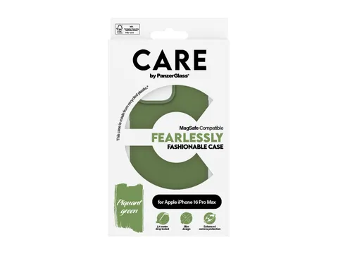 PanzerGlass CARE by PG Green MagS iPhone16 6.9 Pro, Hoes, Apple, Apple