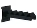 golfdrager,v. sleufplaat,L 200mm,golfafstand 55mm,RAL7016