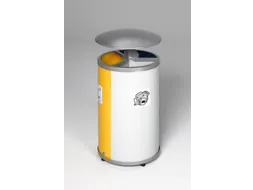 Afvalverzamelstation 3x30 Liter Ral 1023/ral5010/ral7032