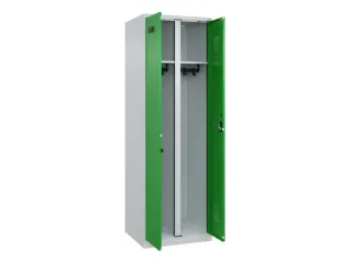 locker voor scheiding van kleding,HxBxD 1850x600x500mm,2vak - 1