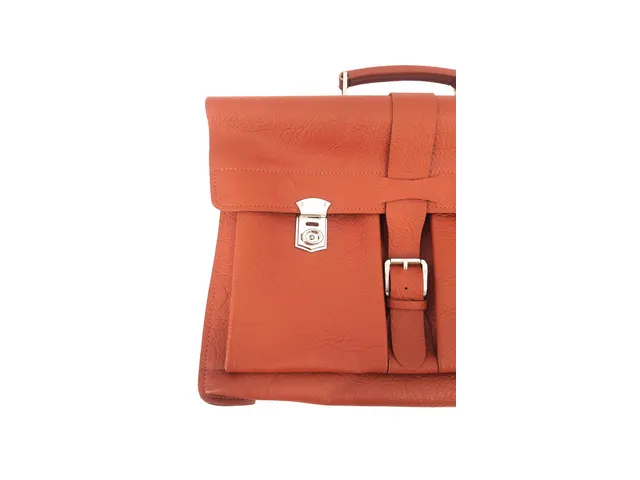 Schooltas bruin leder