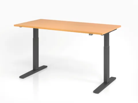 Elektrisch in hgte vst. zit-sta-bureau,HxBxD 700-1200x1600x800mm