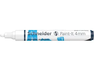 Acrylmarker Schneider Paint-It 320 4mm wit - 4