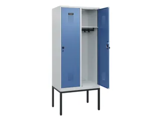 schoollocker,HxBxD 1950x800x500mm,2vak,vak B 400mm,draaigrendel - 1