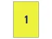 etiket Avery ILK 210x297mm 100 vel 1 etiket per vel geel