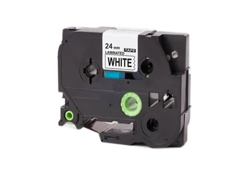 Labeltape Brother Compatible Tze-251 24Mm Zwart op Wit