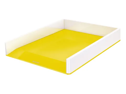 Brievenbak Leitz WOW A4 wit/geel