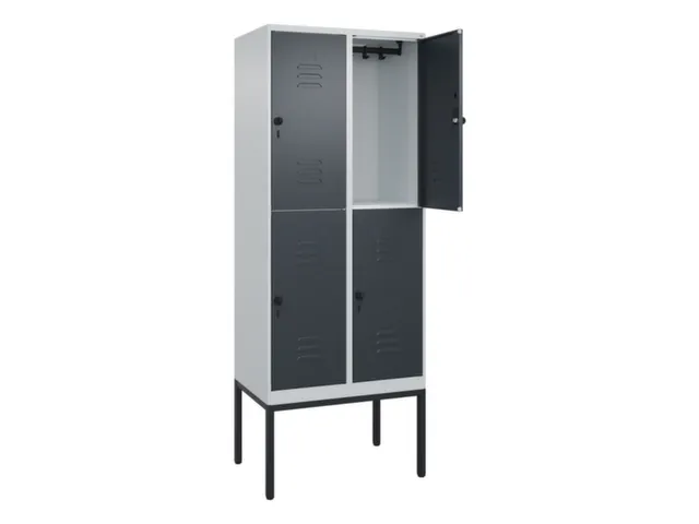 dubbeldekse locker,HxBxD 2120x800x500mm,2x2vak.,vak B 400mm