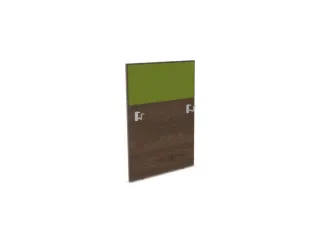 baliepaneel bureau aanbouw links 800mm NV bruin hickory BN7048-groen - 1