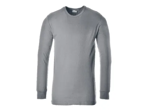 Portwest B123 Thermisch T-Shirt Lange Mouw Grijs maat M