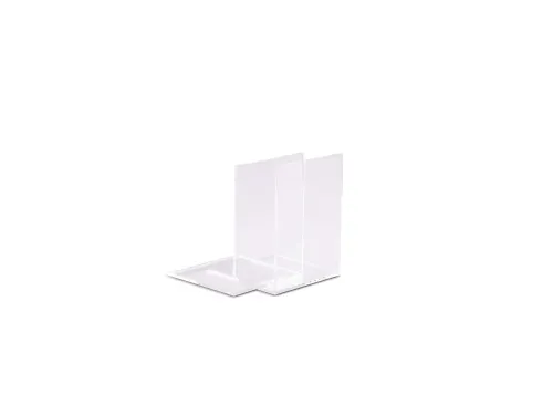 Boekensteun MAUL acryl 12x12x17cm set 2 glashelder