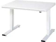 Werkbank elektrisch hoogte verstelbaar 720-1120x1250x1000mm wit RAL703