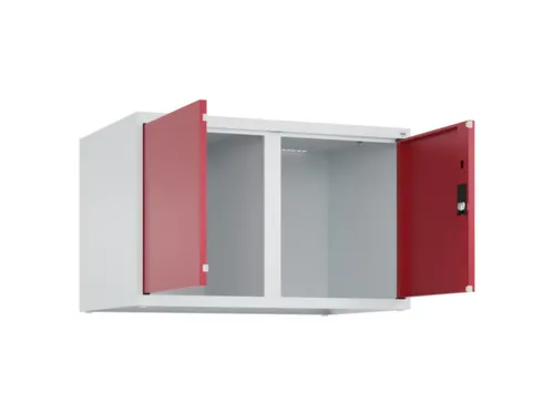 opzetkast,v. locker,2vak.,vak B 400mm,HxBxD 500x800x500mm,vleugeldeur