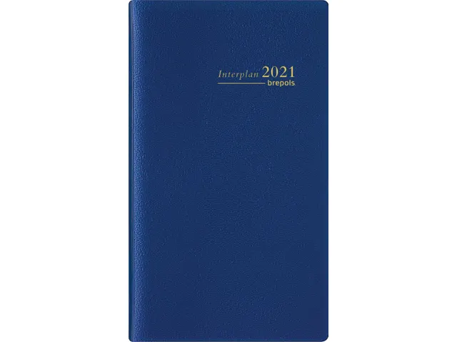 agenda Interplan Genova 6-talig, blauw, 2026