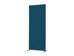 Scheidingswand Textiel Deco 85x200cm Hexagon Blauw