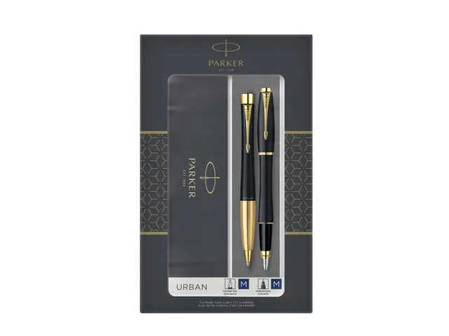 Balpen en vulpen Parker Urban Muted Black GT Finish