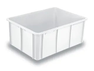 Stapelbak Pe Hxlxb 320X800X600Mm Inhoud 120L Naturel Wit - 2
