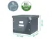 Hangmappenbox Click & Store 320x240x335mm Zwart A4 86% gerecycled kart