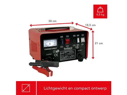 Lader Voor 12/24 V Lood-Zuurbatterijen - Met Boostfunctie - 9 A
