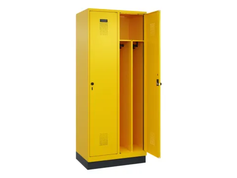 locker voor scheiding van kleding,HxBxD 1950x800x500mm,2vak