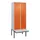 Z-garderobekast,HxBxD 2120x800x815mm,4vak,vak B 400mm,cil.-slot