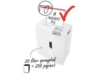 Papiervernietiger Hsm Shredstar X6Pro Snippers 2X15Mm P-5 - 3