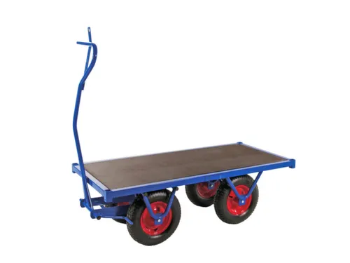 handtrekwagen,draagverm. 1500kg,laadvl. LxB 1500x700mm,Multiplexplaat