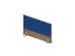 panneau de rehausse,p. table de bureau,NT-cerise,BN6016-bleu