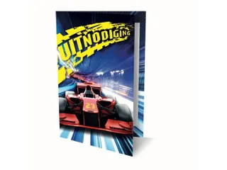 Uitnodigingen Race auto - 1