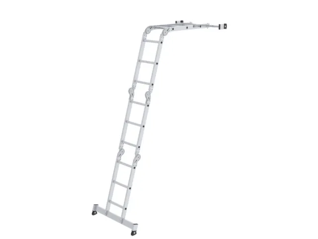 multifunctionele vouwladder,4x3,sporten,balk L 3,65m,aluminium