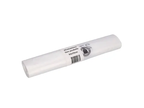 Afvalzak Cleaninq 63x70cm HDPE recycled T15 50 Liter transparant