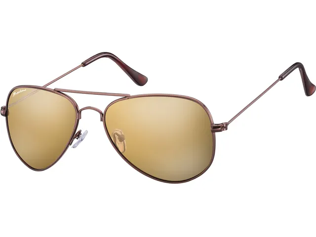 Zonnebril Montana met Revo bruin glas en metalen pootje koffiekleur