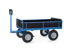 Handtrekwagens 6455l 1000kg 1600x900mm Multiplex Wanden Luchtbanden