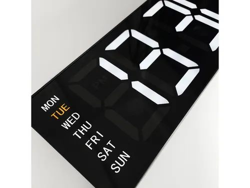 Wandklok NeXtime Super Digi 38,8 x 12,9 cm