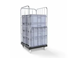 rolcontainer,draagverm. 500kg,laadvl. LxB 801x664mm - 6