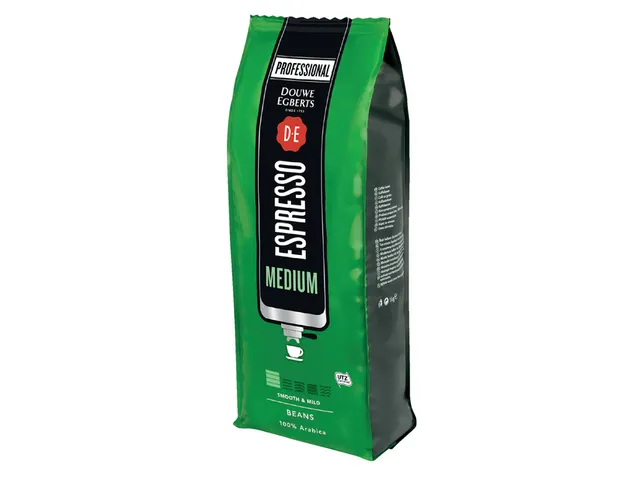 Koffie Douwe Egberts espresso bonen medium roast 1kg