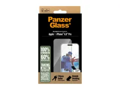 PanzerGlass Screen Protector iPhone 16 Pro Max | Ultra-Wide Fit, Ap