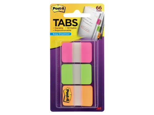 Indextabs Post-it 686PGO 25x38mm strong assorti 66 tabs