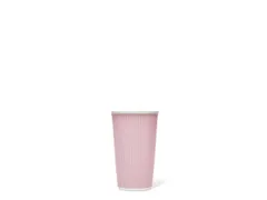 Beker porselein Les Artistes Paris 450ml met siliconen grip Roze