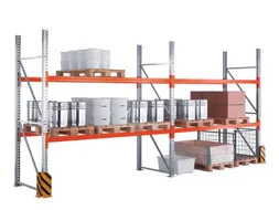 palletstelling,aanbouwveld,HxBxD 5500x1825x1100mm,vakl. 1500kg