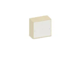 schuifdeurkast,HxBxD 770x800x430mm,decor romp esdoorn,decor front wit