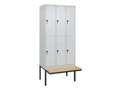 Dubbeldekse dekenkist,HxBxD 2120x900x815mm,3x2vak.,vak B 300mm