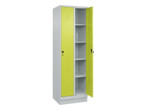 wasgoedverdeelkast,HxBxD 1950x600x500mm,vak B 300mm,draaigrendel