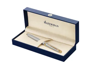 Vulpen Waterman Hémisphère Stainless Steel GT Fijn Blauwe inkt - 6